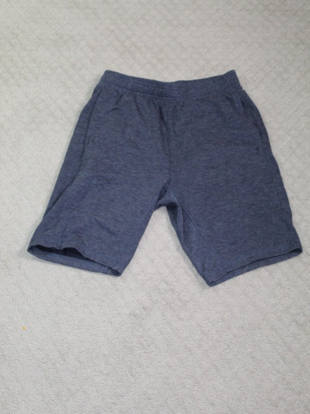 Alive Size S Greyish Blue Quick Dry Knit Drawstring 10" Shorts
